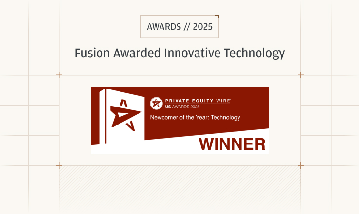 Private Equity Wire Awards Fusion for Innovative Technology