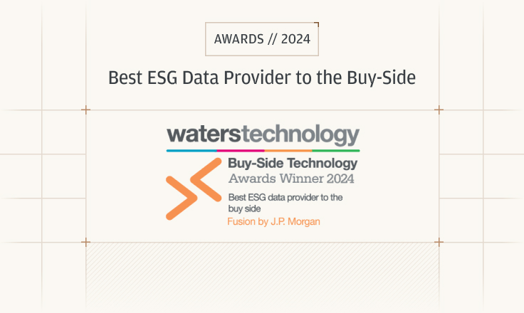 Fusion Snags Best ESG Data Provider to the Buy-side