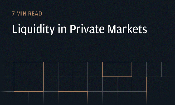 Liquidity in Private Markets